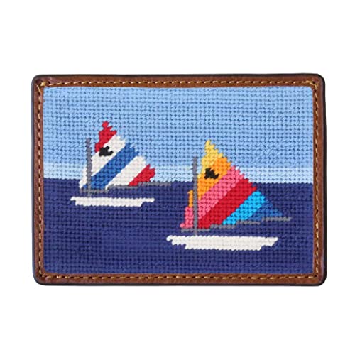 Day Sailor Needlepoint Credit Card Wallet by Smathers & Branson