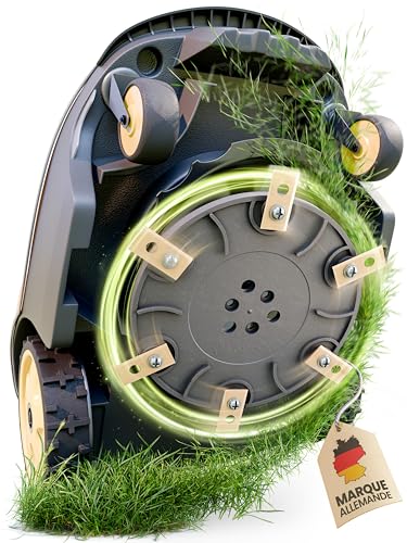 Plateau porte-lames à 6 lames GARLINGO pour tondeuses robotisées – compatible avec Worx Landroid S/M (M500, M500+, M700, M700+, Vision M600), modèles...