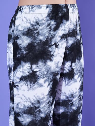 Image of UZARUS Women's Relaxed Fit Printed Pyjamas Lounge Pants