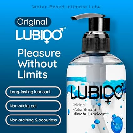 Lubido Original lubricante íntimo a base de agua, libre de parabenos - 250ml (Paquete de 3)