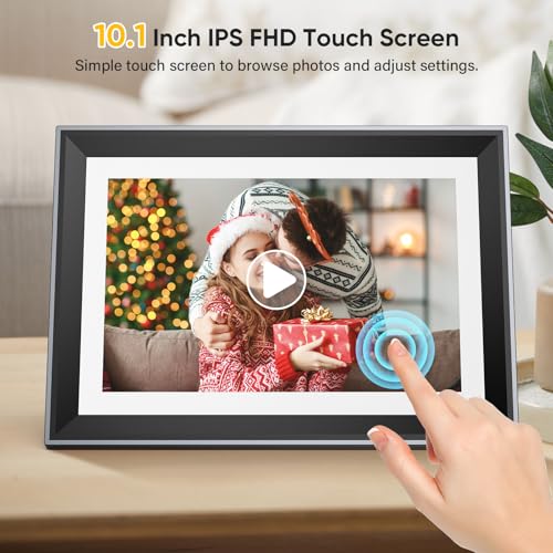 FamBrow 10.1 Inch WiFi Digital Photo Frame, Electronic Picture Frame with 16GB Storage+32GB Card, Digital Picture Frame with 1280x800 HD IPS Touch Screen, Instant Photo/Video Sharing via App - Cosy Home Interiors FamBrow 10.1 Inch WiFi Digital Photo Frame, Electronic Picture Frame with 16GB Storage+32GB Card, Digital Picture Frame with 1280x800 HD IPS Touch Screen, Instant Photo/Video Sharing via App - Image 2