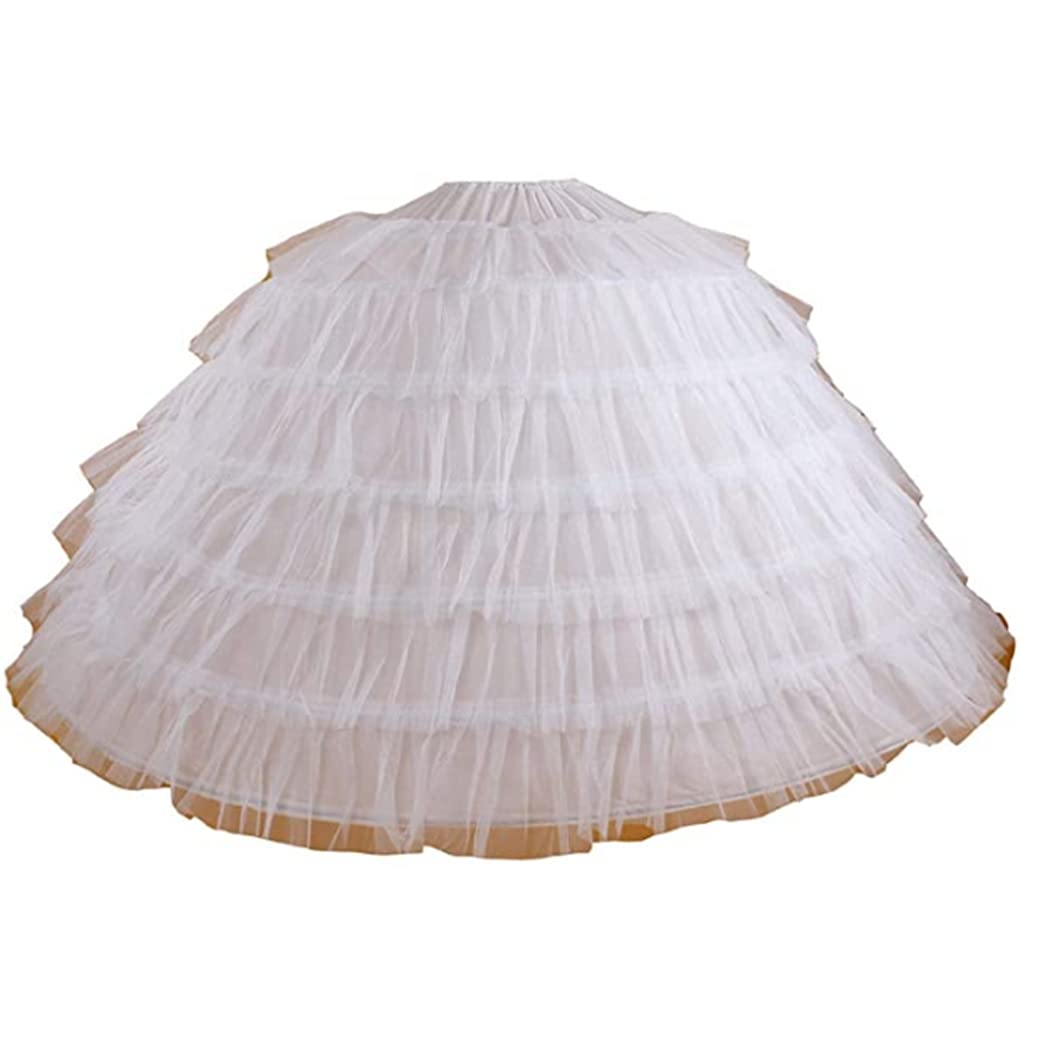 White Super Big 7-hoop Bridal Wedding Dress Accessory Petticoat
