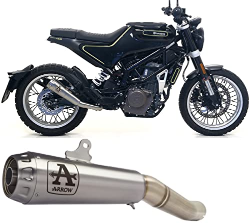 Silencieux Arrow Nichrom homologué avec embout acier pour Vitpilen 401