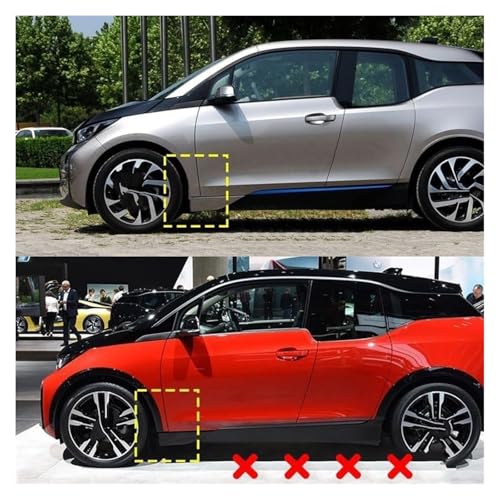 Garde-boue BMW i3 anti-boue | Solution bavettes 4 pièces contre l'usure des bas de caisse - 3