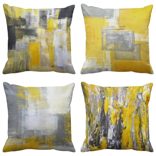 Britimes Throw Pillow Covers Home Decor Set of 4 Pillow