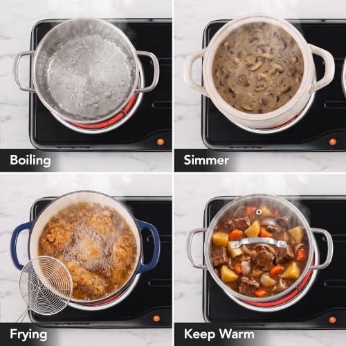 Image of OVENTE Electric Double Burner, 1700W Coil Hot Plate, Black BGC102B (Pack of 5)