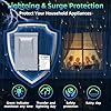 2 Pack AG3000 HVAC Surge Protector 120/240V, House Surge Protectors, AC Surge Protector, Whole House Surge Protective Device for Mini Split, TPMOV Technology, Watertight Enclosure, 5 Year Warranty