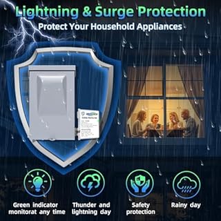 AG3000 HVAC Surge Protector 120/240V, House Surge Protectors, AC Surge Protector, Whole House Surge Protective Device for Mini Split, TPMOV Technology, Watertight Enclosure, 5 Year Warranty