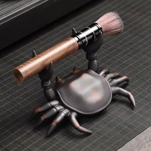 Statue crabe en sable violet, l'accessoire thé zen pour bureau - 6