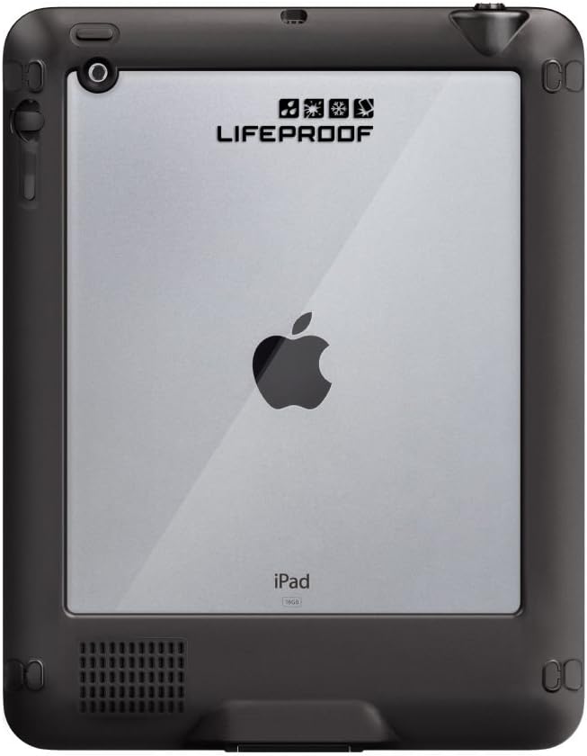LifeProof NÜÜD iPad 2/3/4 Waterproof Case - Retail Packaging - BLACK