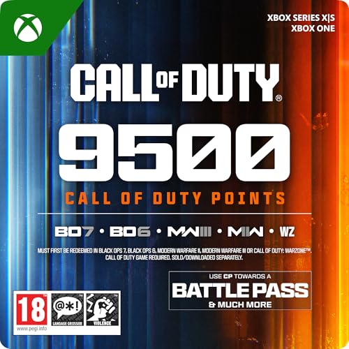 Points Call of Duty 9500 Xbox One Series X code de téléchargement digital pour jeu