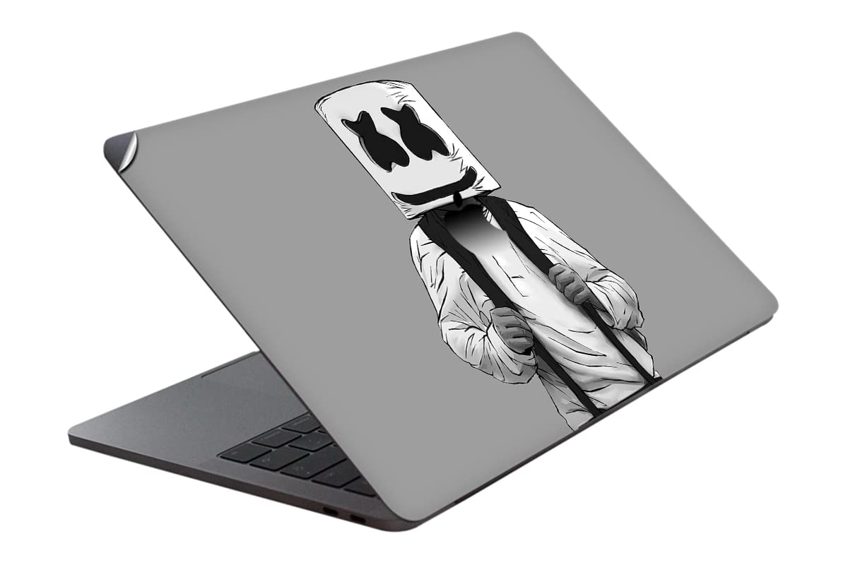 GADGETS WRAP Printed Vinyl Top Only Skin Sticker Decal for Apple MacBook Air 13 inch 2017 Model - Draw Marsh