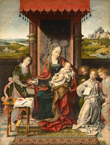 Impression prints de Joos Van Cleve sur toile tendue de grand format