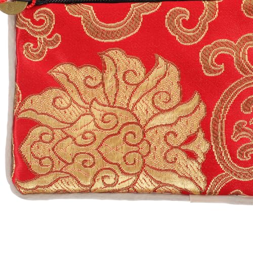 Bolsa de brocado para joyería que evita enredos de collares en el almacenamiento 3