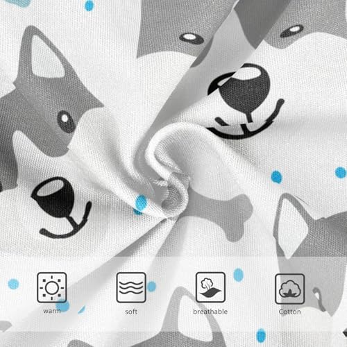 Cute Cartoon Husky Dog Panties Little Girl Girls Underwear Toddlers Cotton Fancy Underpants Briefs 2t3