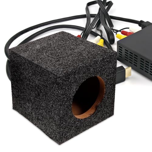 Caisson de basses pour voiture en bois rigide et mousse acoustique