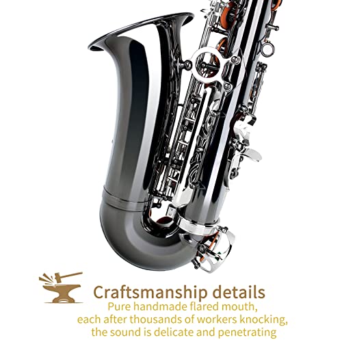 Eb Alto Saxophone, Saxophone For Beginners, Saxophone For Students, Saxophones Alto, Beginner Saxophone, Student Saxophone Beginner, Alto Sax, Alto Saxophone With Stand, Black And Nickel Saxophone #TOP3