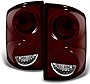 AKKON - For Dodge Dakota Dark Red Rear Tail Lights Brake Lamps Driver Left + Passenger Right Replacement Pair