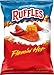 Ruffles Potato Chips Flamin' Hot, Cheddar Cheese, 8 Ounce