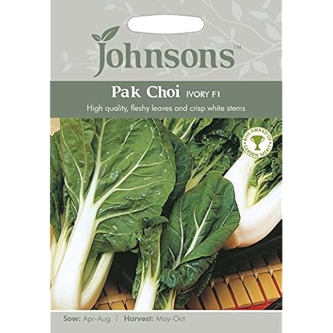 Johnsons PAK Choi Ivory F1 Vegetable Seeds Cover