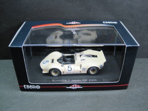 Miniature EBBRO 1/43 – Toyota 7 N°3, Japan GP 1968 – Édition Collector