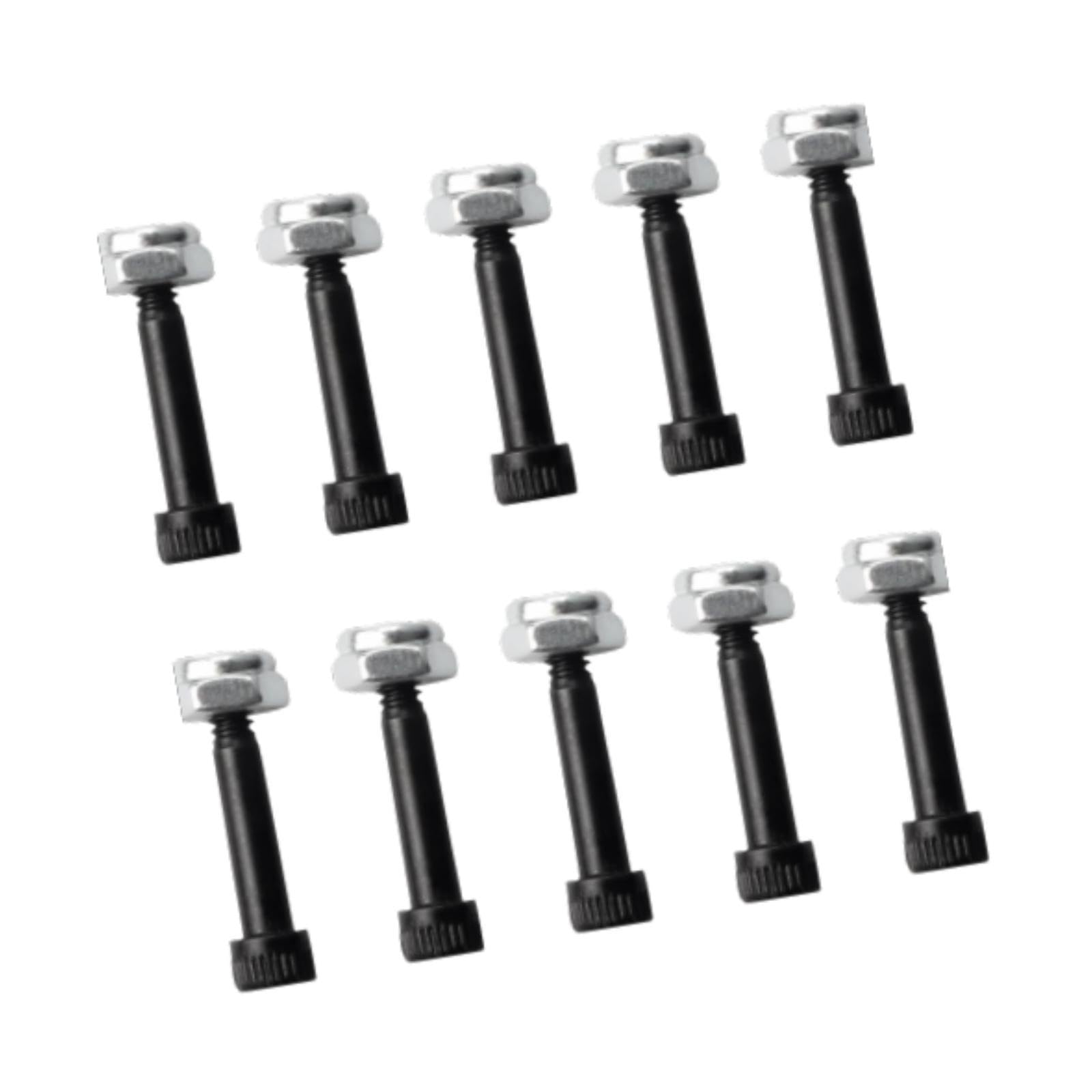 Bothyi 10 Pieces Grill Motor Shaft Nut Bolt Motor Components Multifunction Directly Replace Barbecue Tools for Cooking Parts Camping