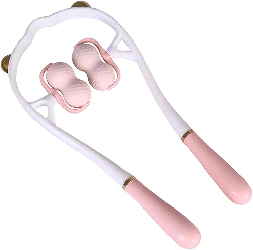 Masajeador de cuello, rodillo masajeador de cuello, rodillo de cuello, masajeador de alivio del dolor de cuello para tejido profundo en cuello,