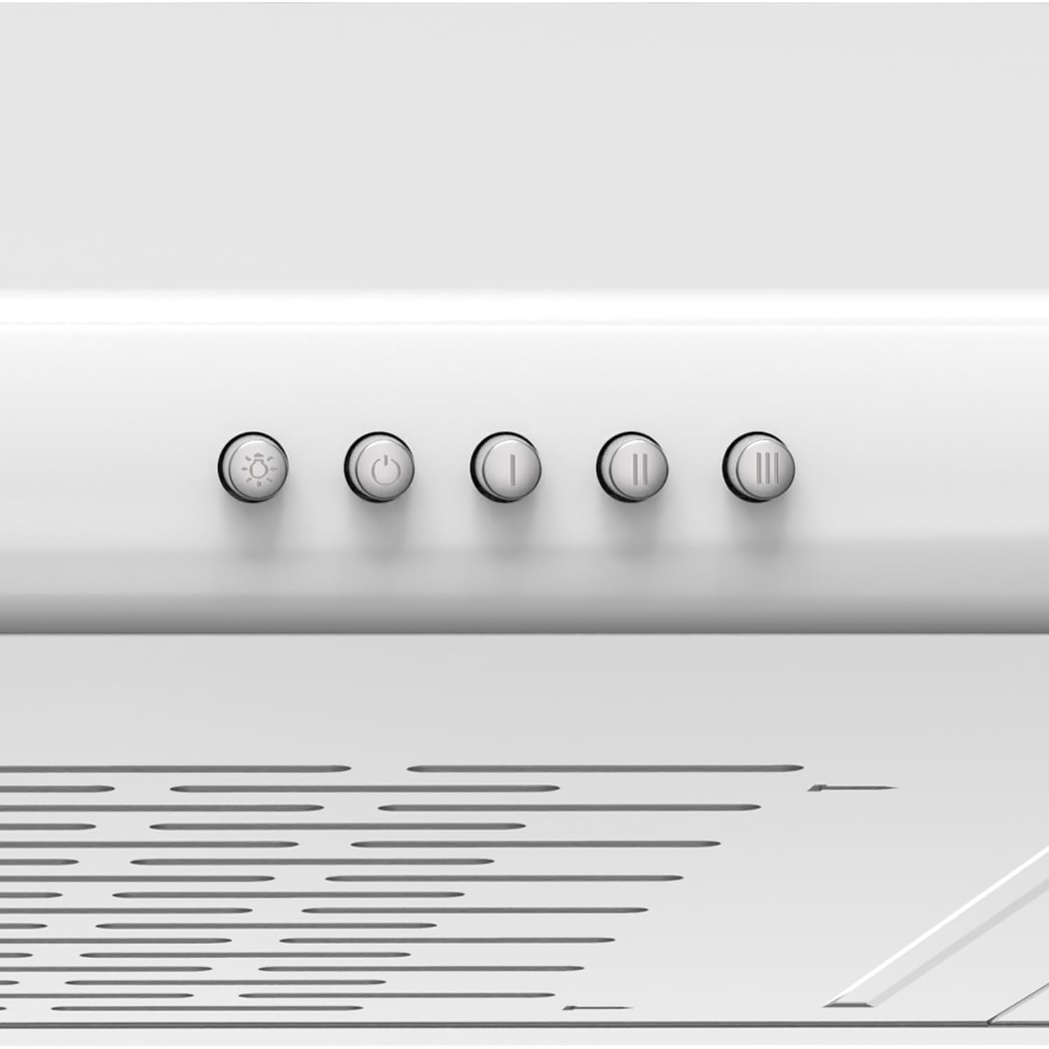 KKT KOLBE Dunstabzugshaube 60 cm Edelstahl Unterbauhaube Abluft Umluft 3 Leistungsstufen LED-Beleuchtung Weiß