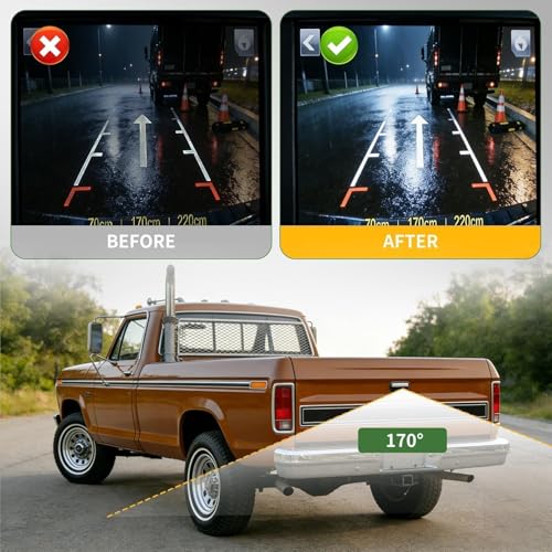 Image of FL1Z-19G490-A Rear View Backup Camera Fit Expedition 2015-2017 | Backup Camera Parking Assist,Replace FL1Z-19G490-B,The scene is naturally and realistically depicted