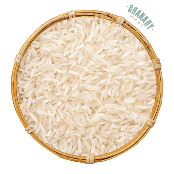 Miniatura 3 de Granary Mart - Arroz Basmati blanco extra largo  Rica fuente de fibra  Fragante y aromático  Ideal para cuencos de arroz BiryaniPilafArroz  Sin OGM