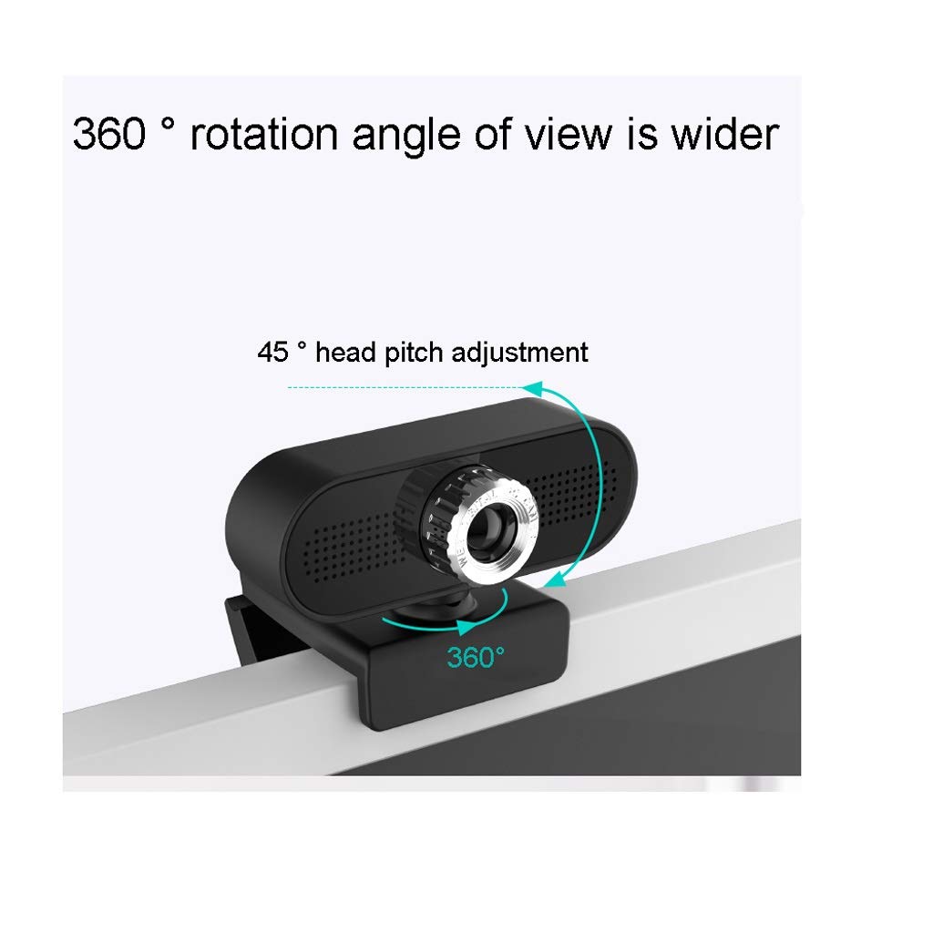 Cámara para La Computadora Equipo De Alta Definición Cámara Webcam con Micrófono De Escritorio Drive-Libre De Gran Angular For Aplicable For Video Chat, Aula Remoto, Videoconferencia, Foto Grabación