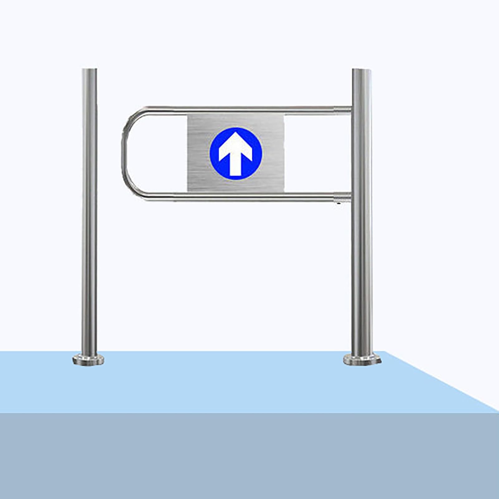 Swing Gate for Supermarkets,1-Way Swing Entrance Door(Right,70cm/27.6in)