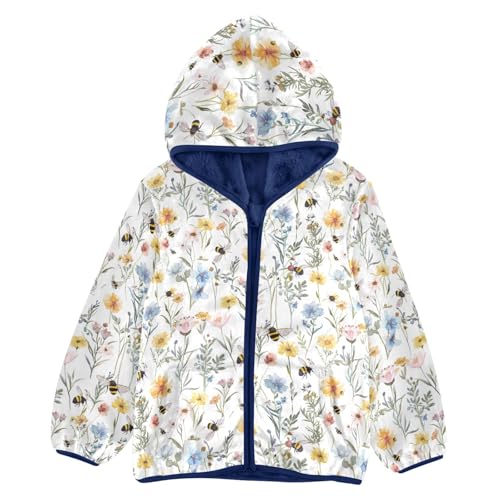 CHIFIGNO Winter Forest Wolf Warm up Jacket with Hood Toddler