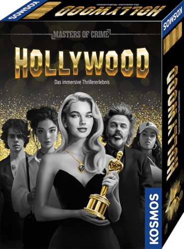 Kosmos 684860 Masters of Crime - Hollywood Immersives Thriller-Erlebnis, Krimi Spiel für 1-6 Spielerinnen und Spieler ab 14 Jahren, Escape Game für Erwachsene, Rätselspiel Detektiv Kosmos 684860 Masters of Crime - Hollywood Immersives Thriller-Erlebnis, Krimi Spiel für 1-6 Spielerinnen und Spieler ab 14 Jahren, Escape Game für Erwachsene, Rätselspiel Detektiv