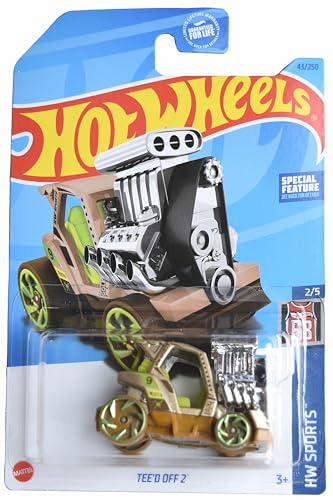 Hot Wheels Tee'd Off 2, HW Sports 2/5 Gold/Green 43/250 miniatura 1