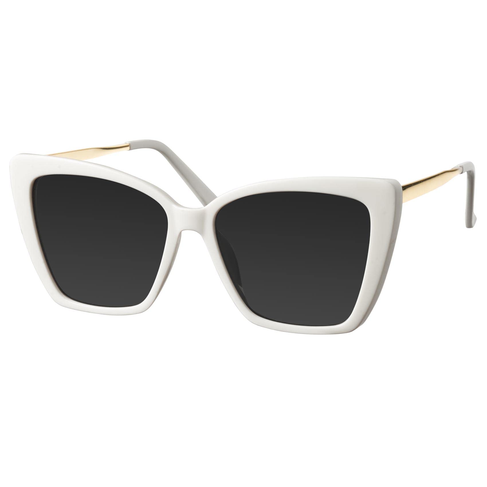 mosananaOversized Cat Eye Sunglasses for Women Trendy Style MS52028