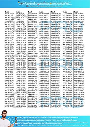 DL-pro Ablaufpumpe für Bosch Siemens 144192 00144192 Pumpe Magnettechnikpumpe Copreci mit Pumpenkopf und Sieb für Waschmaschine
