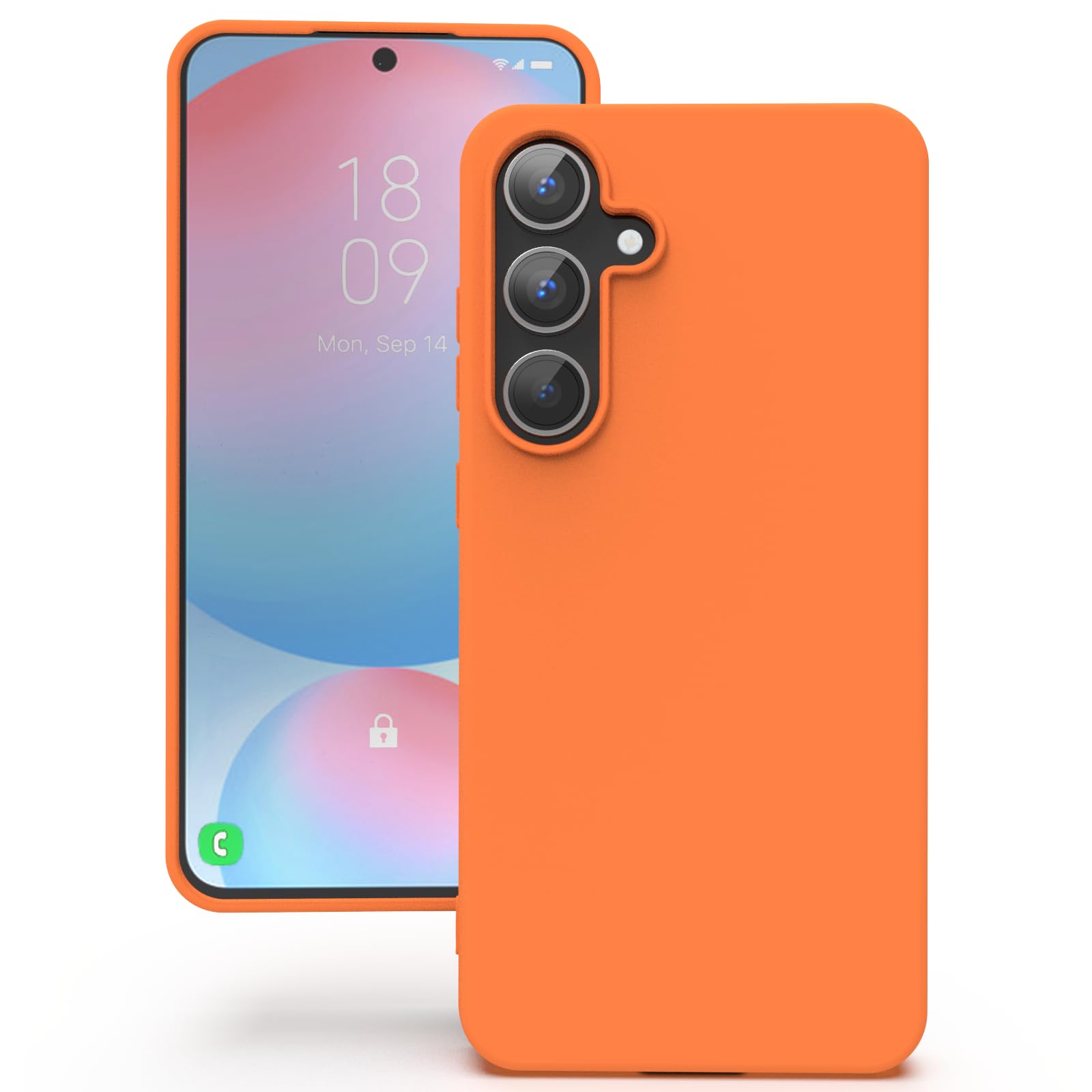 Samsung S24 FE · Orange