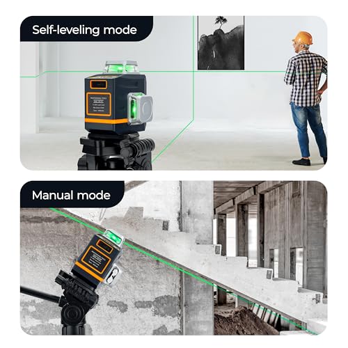 Cigman CM-701 Laser Level Self Leveling 3X360° 3D Green Cross Line thumb #2