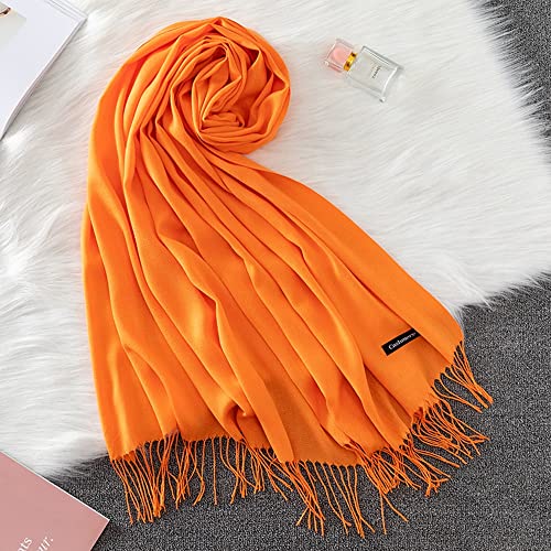 Écharpe en cachemire femmes grand foulard chaud idéal pour le bureau et les sorties