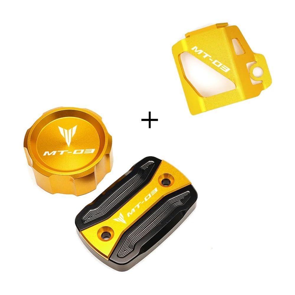 Osłona płynu hamulcowego motocykla do Ya&maha MT03 MT 03 MT-03 2015-2019 2020 2021 motocykl CNC przedni tylny płyn hamulcowy pokrywa zbiornika pokrywa zbiornika