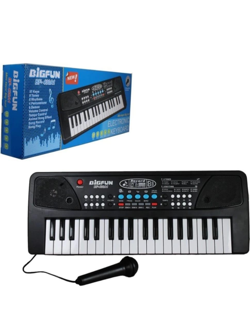 YADAV GIFTS CRAFTS Kids Piano with Mic 37 Keys 8 Rhythms 8 Tones 6 Demos Portable Electronic Keyboard Toys Beginners Educational Songs Recording Musical Toys Age 3 to 10 Years Boys Girls (B0D1GFB4TS) Amazon Price History, Amazon Price Tracker