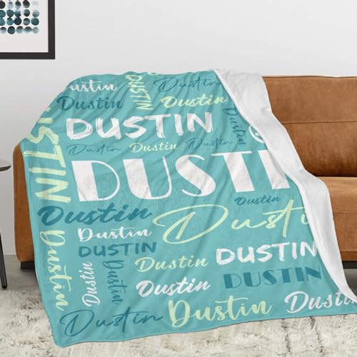 Personalized Blankets for Kids with Names Customized Blankets with Name for Adult Custom Blanket Gift for Birthday Christmas Valentines Day Gift