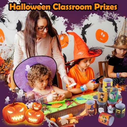 36-Pc Halloween Slap Bracelet Party Favors - 4.79 w/ Code + 40% Off Code YE62M22L - image 7