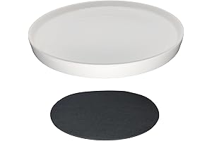 AceTone Ceramic Planter Base Saucer 10.7 Inch for Flowerpots