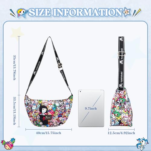 Tokidoki Unicorno Nylon Crossbody Bag Cartoon Shoulder Bag for Women Phone Bag Purse Wallet Credit Card Gift for Women Girls2