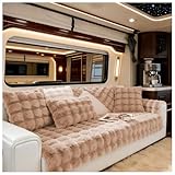 Protection polyvalente du canapé : cette housse canapé mobilhome convient à la plupart des types de coussins et de banquettes, tels que fauteuil, causeuse, canapé droit, canapé d’angle, banquette de caravane et siège de camping-car. Elle fonctionne comme couvre canapé et protection canapé, protégeant contre les taches, la poussière, les poils d’animaux et l’usure quotidienne, idéale pour les familles avec enfants ou animaux.