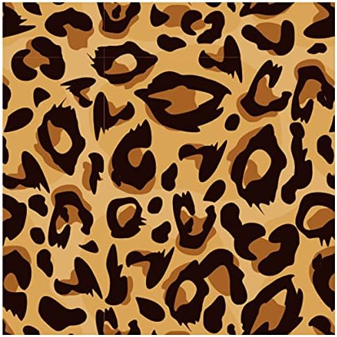 Leopard Plates and Napkins Serves 24 Gusets 64 Pcs Leopard Party Supplies Disposable Tableware Set Paper Dinner Dessert Cake Plates Napkins for Leopard Themed Birthday Parties Decoration - Image 4