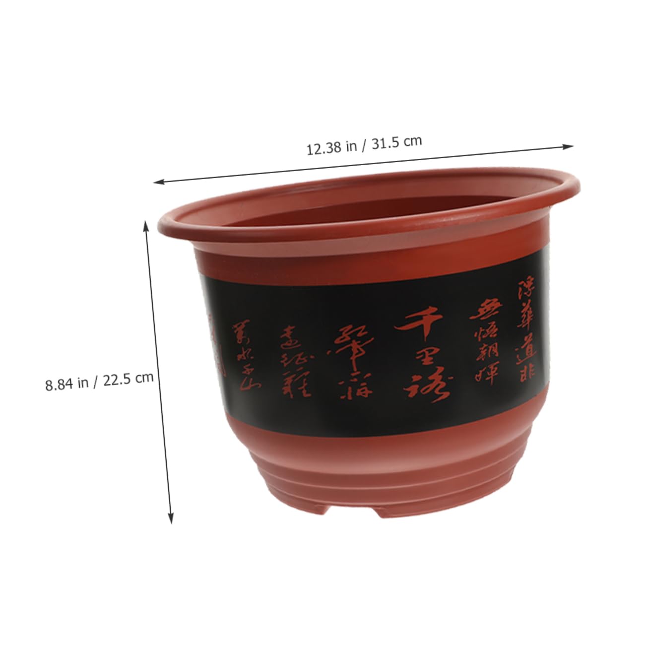 BESPORTBLE Lot De 2 Pots De Fleurs pour Orchidées Drainage Décoration Extérieure en Plastique pour Jardin Intérieur