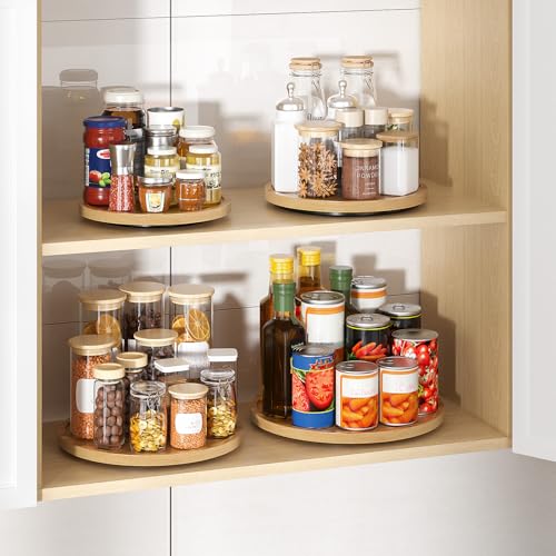 Organizador Lazy Susan de Madera de Acacia - 41% OFF